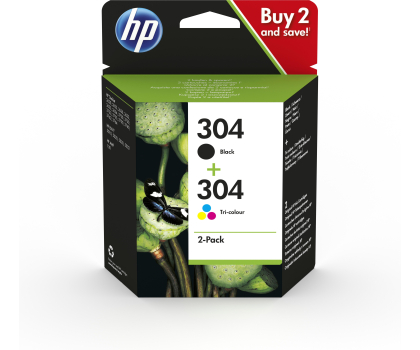 Tusz HP Zestaw 304 CMYK Instant Ink